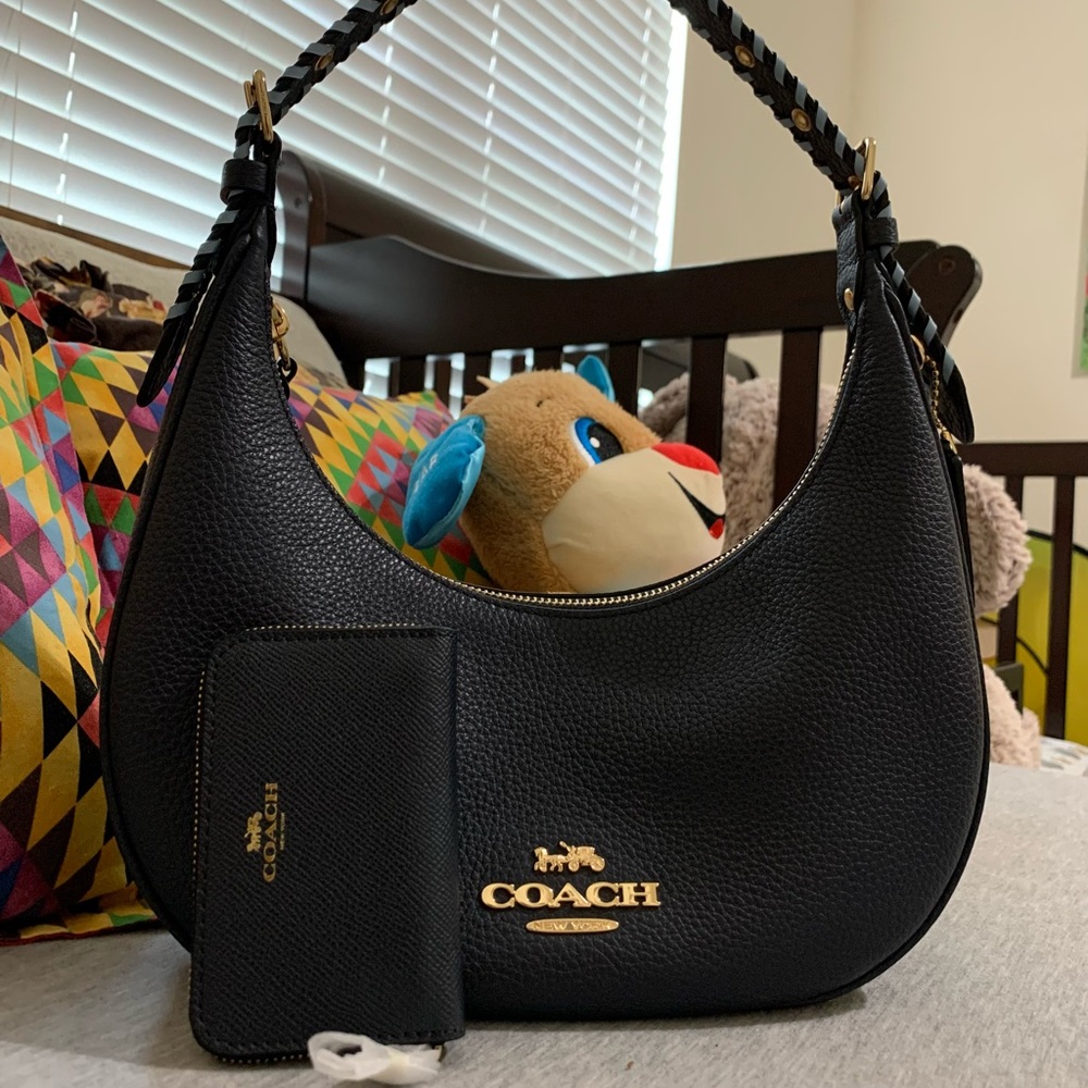 Bailey Hobo with Whipstitch (Gold/Midnight/Waterfall Multi)